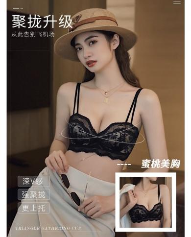 Underwear Women Small Breasts Bras Small Breasted Women Lace Color