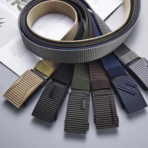 Automatic Buckle Nylon Belt Nylon Outdoor Tooling Jeans Belt