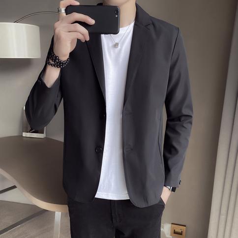 High Quality Blazer Men s Trend Youth Fashion Highend Simple And