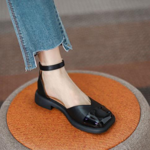 Closed Toe Roman Fairy Style Sandals For Women 2022 Spring New