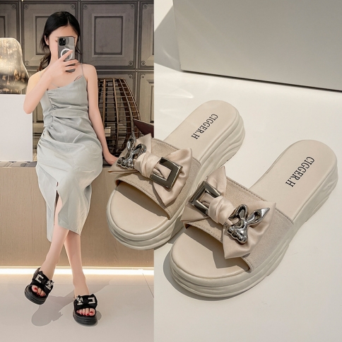 Thick soled slippers cheap