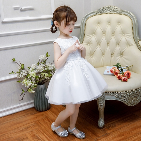 Baby Girl One year old Dress Princess Dress Style Small Flower