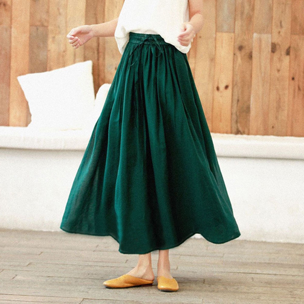 Swing skirt elastic clearance waist