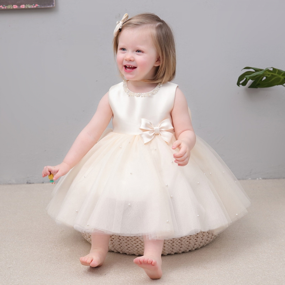 1 year old flower top girl dress