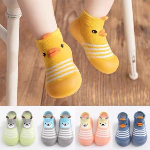 Winter Kids Warm Snow Shoes Socks Infant Boys Brushed Thick Sock