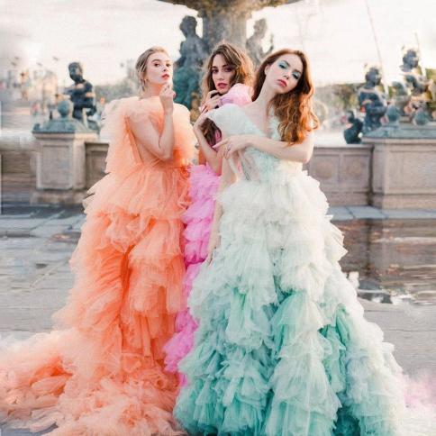Designer online tulle dress