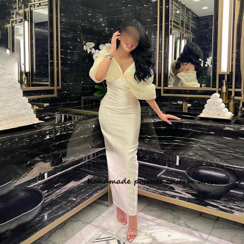 Khaki discount prom dress