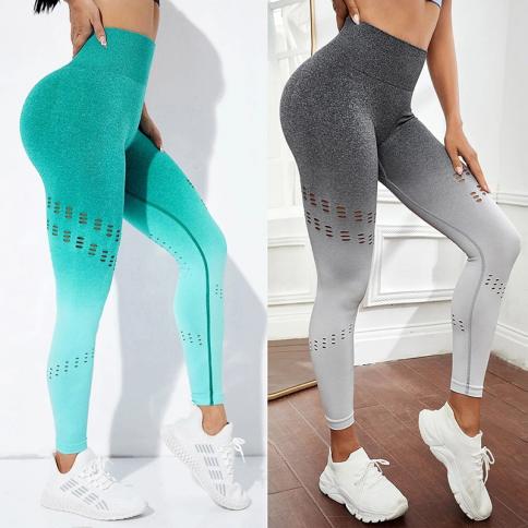 High Waist Women's Leggings Push Up Gym Booty Lifting Sports Yoga Pants  Fitness 