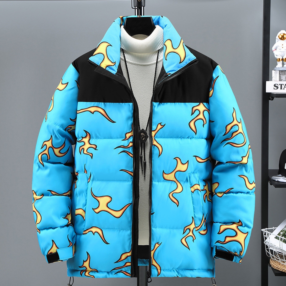 Blue sales flame jacket