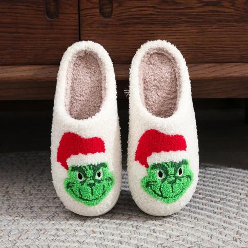 Green monster shop slippers
