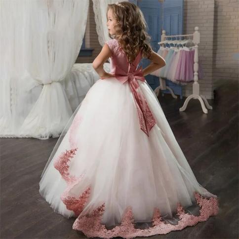 Elegant First Communion Dresses Girls Party Dress Girl First