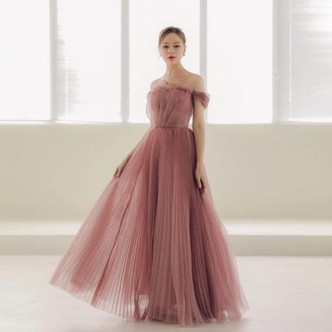 Oeing Off Shoulder Garden Evening Dresses Short Sleeves Formal  Floor  Length Elegant Prom Growns Party W Color Blue US Size 12