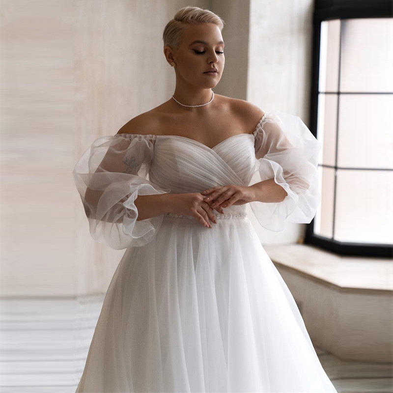 Plus size tutu shop wedding dress