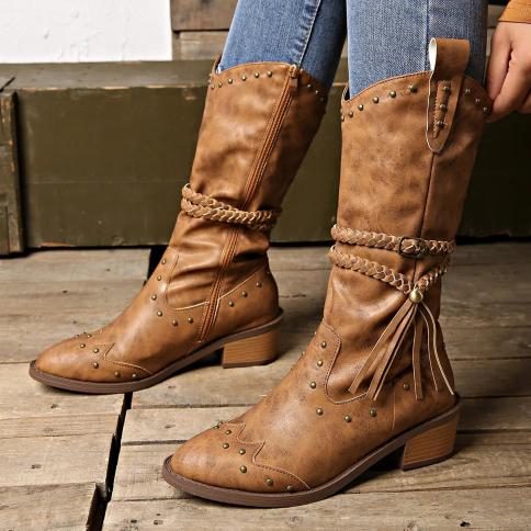 Womens mid calf shop casual boots