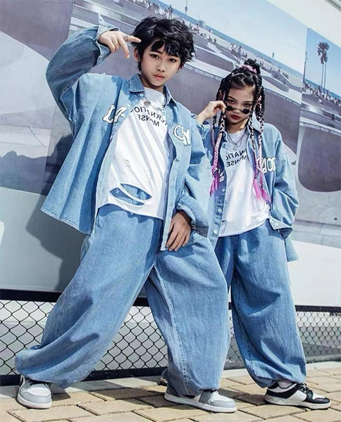 baggy dance tops