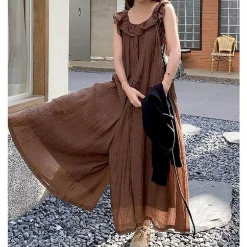 chinese dress ladies Printed Loose Short-sleeve One-piece Dress For Women