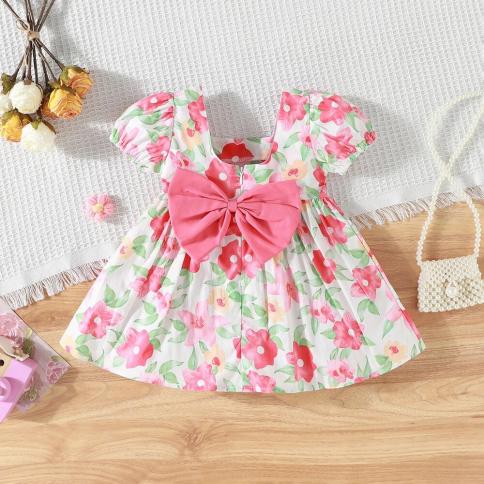 white christmas dresses Elegant Baby Girl Dresses Toddler Satin Puff Dress  marryshe