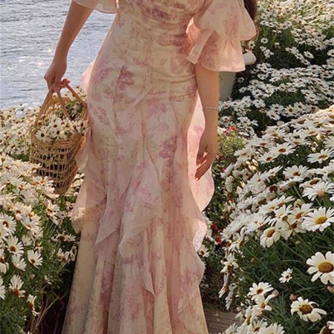 lace dress elegant slash 2023 Elegant Red Lace Dress Women Patchwork Slash Neck Short Sleeve Sashes  Tunic Dress Summer Ladies Sexy Evening Party Dresses