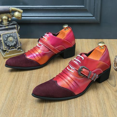 Red male prom shoes online