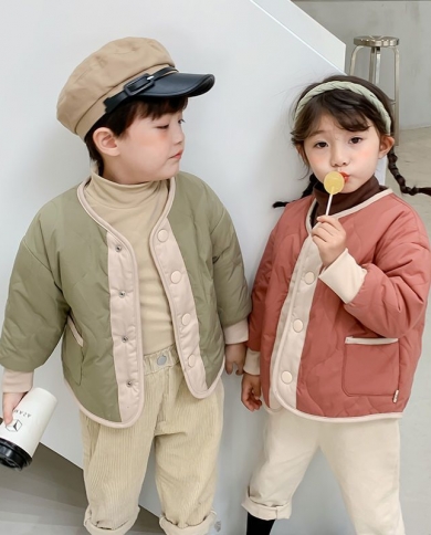 New Winter Childrens Jacket For Boys And Girls Double sided Baby
