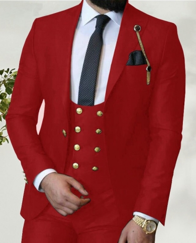 Red colour best sale coat suit