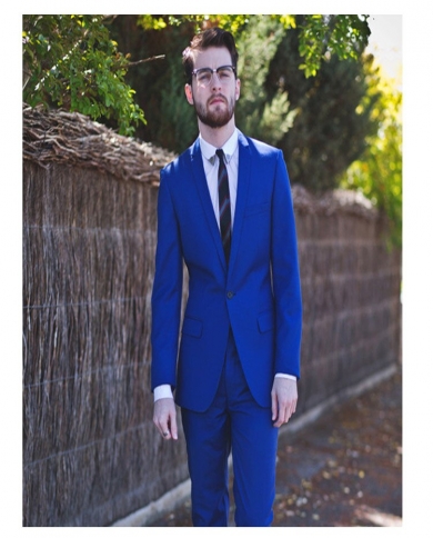 Coat pant discount image blue