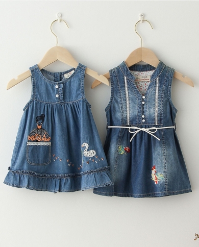 Jeans baby frock store