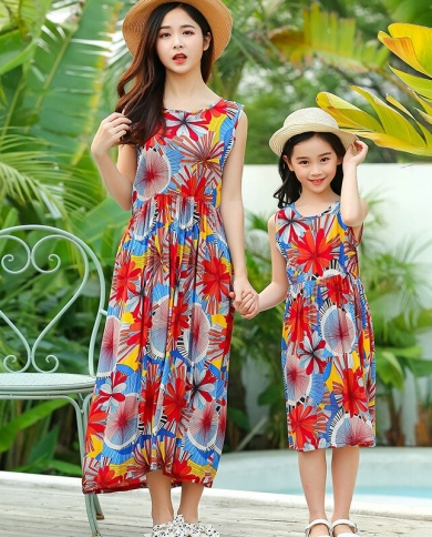 Beach dresses for mom and daughter top
