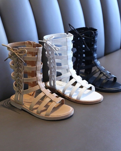 Cross tied zipper on sale sandals