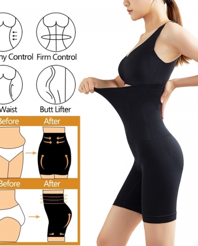 Women High Waist Hip Raise Slimming Tummy Control Abdominal Butt
