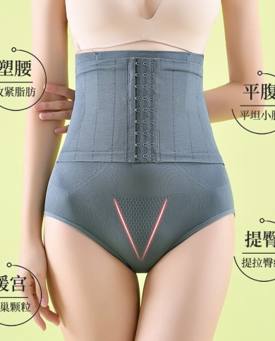 Women Tummy Control Thong Shapewear High Waisted Cincher Girdle Body Shaper  Control Knickers Slimming Shaping Butt Lifter Panties