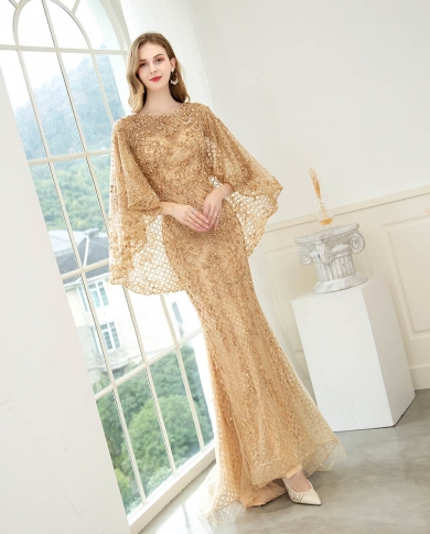 Gold shawl for evening dress sale