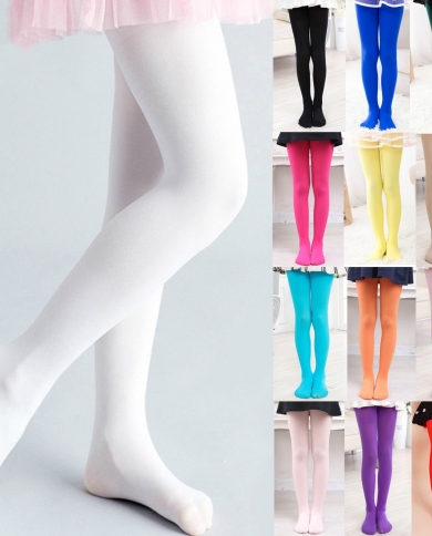 Колготки для девочек ультрамягкие балетные колготки брюки ярких цветов  штаны для танцев и йоги для девочек разноцветные бесш size L