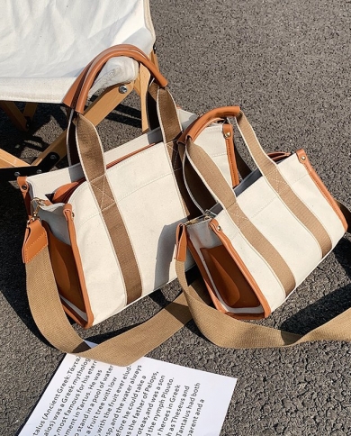 Simple canvas sales tote bag